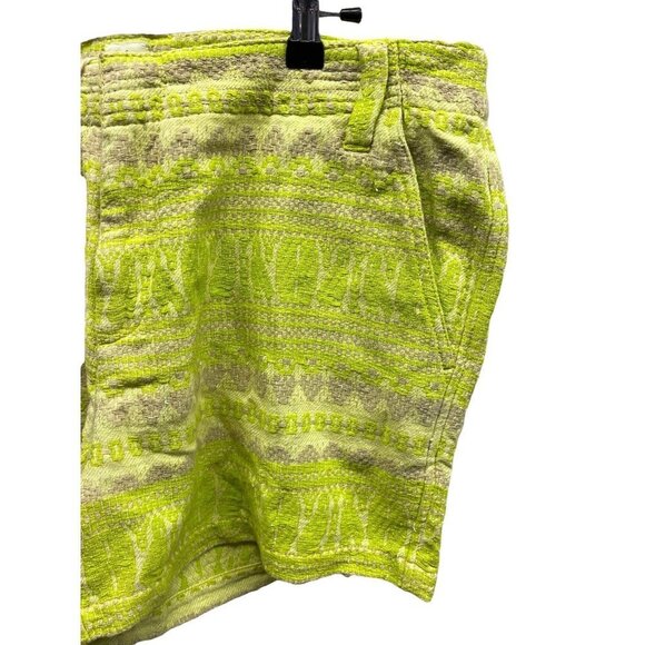 New Dylan Embroidered Pocket Shorts Women Green Size 14 - Picture 4 of 5